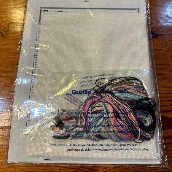 Vintage Bucilla Counted Cross Stitch ANTIQUE SHOE COLLECTION Size  11" X 14" - Picture 3 of 6